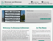 Tablet Screenshot of brennanlawyers.com